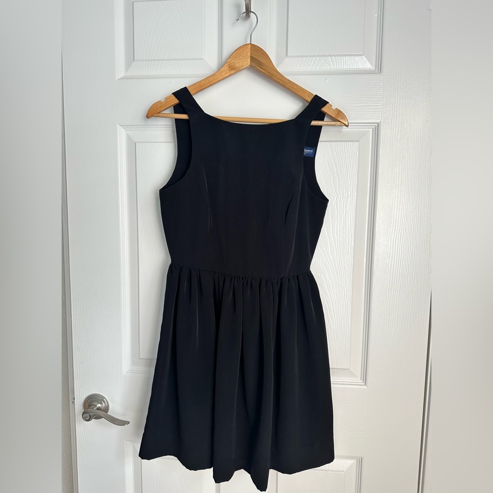 American Apparel Black Dress, Button Down Back, Small